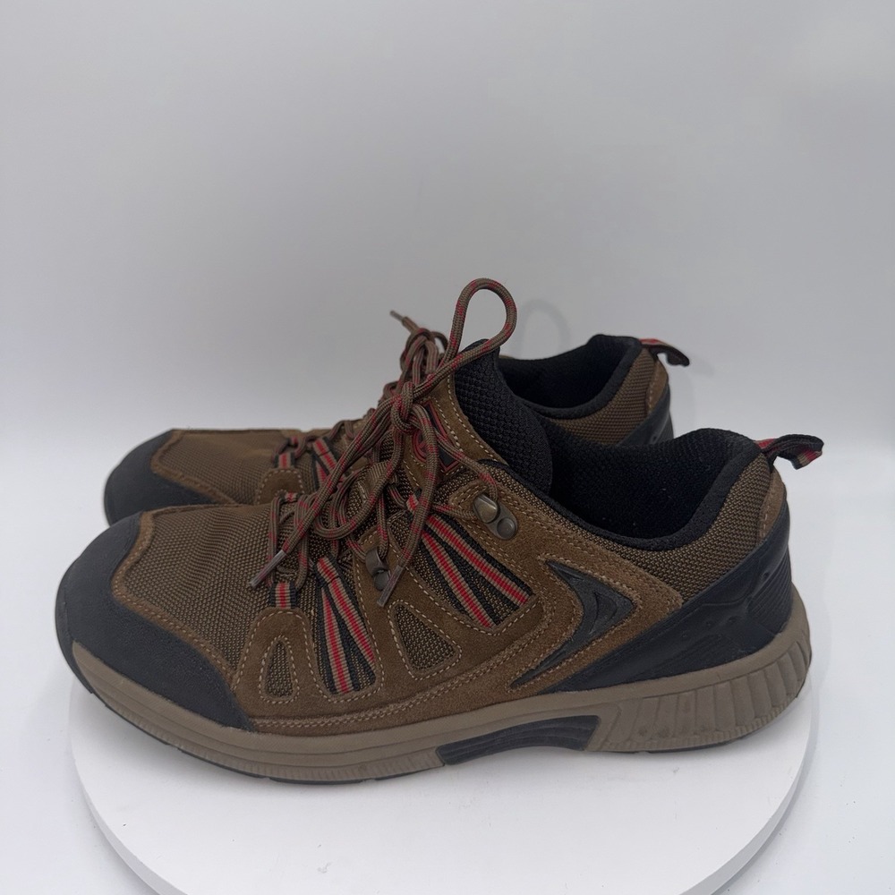 Orthofeet Sorrento Mens 10.5 D Bio Fit 642 Orthopedic Shoes Sneakers Brown